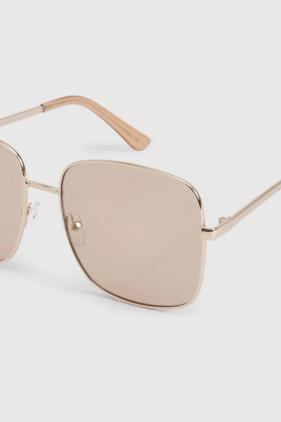 BOOHOO Silver Frame Oversized Sunglasses 4 BOOHOO Silver Frame Oversized Sunglasses - Image 4