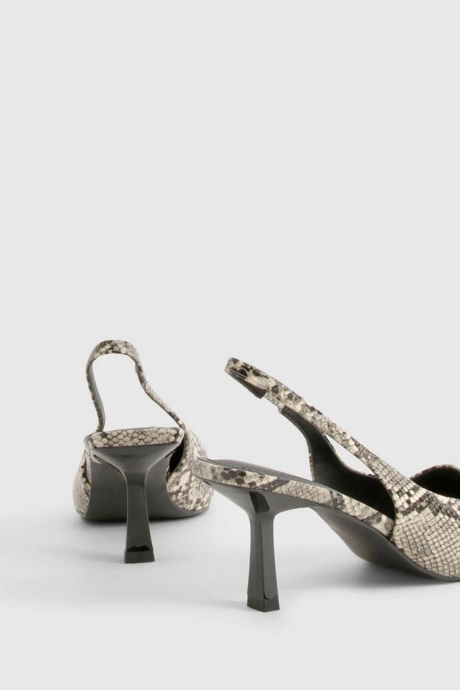 BOOHOO Low Stiletto Slingback Court Shoe 4 BOOHOO Low Stiletto Slingback Court Shoe - Image 4