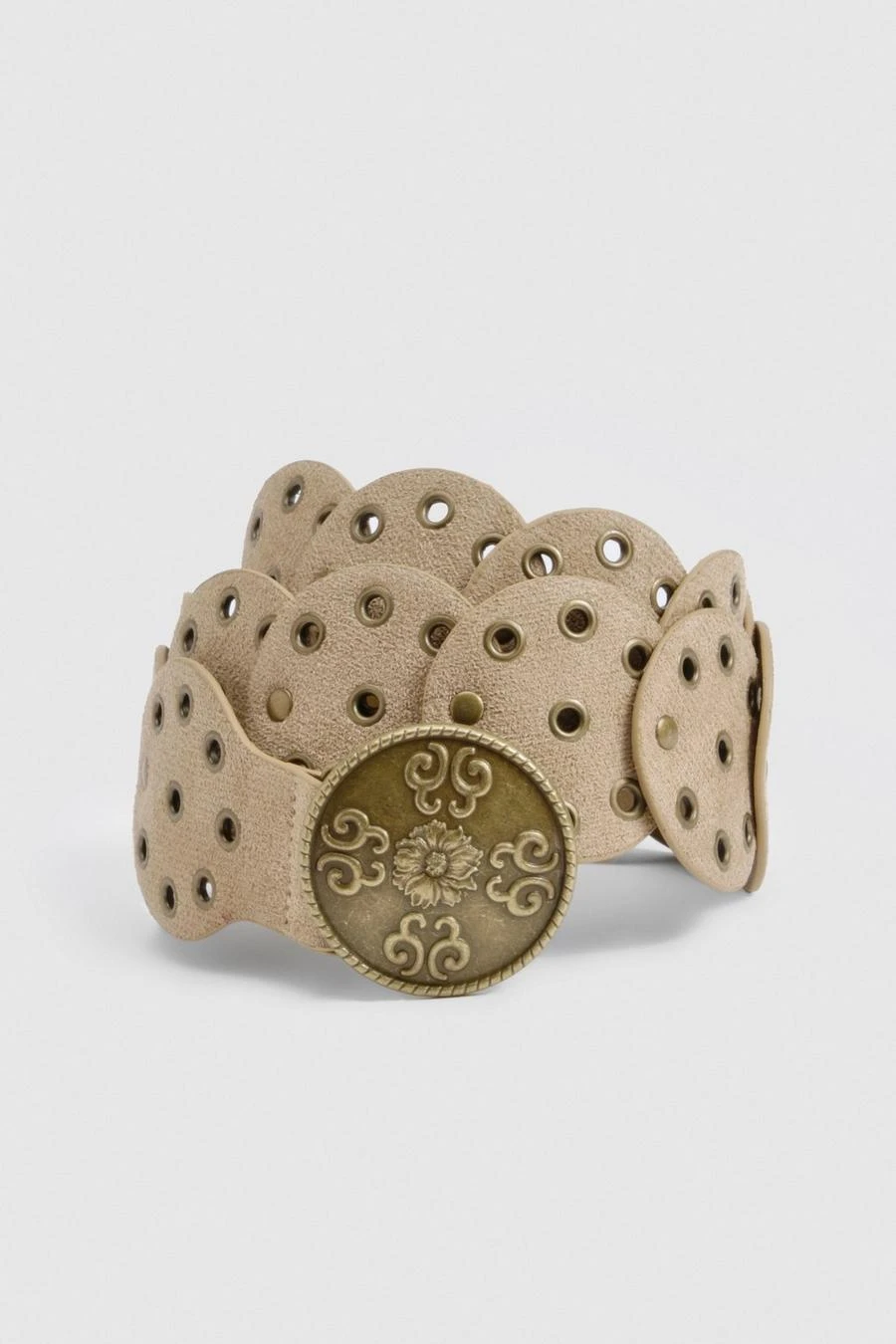 BOOHOO Faux Suede Mini Disc Belt 2 BOOHOO Faux Suede Mini Disc Belt - Image 2