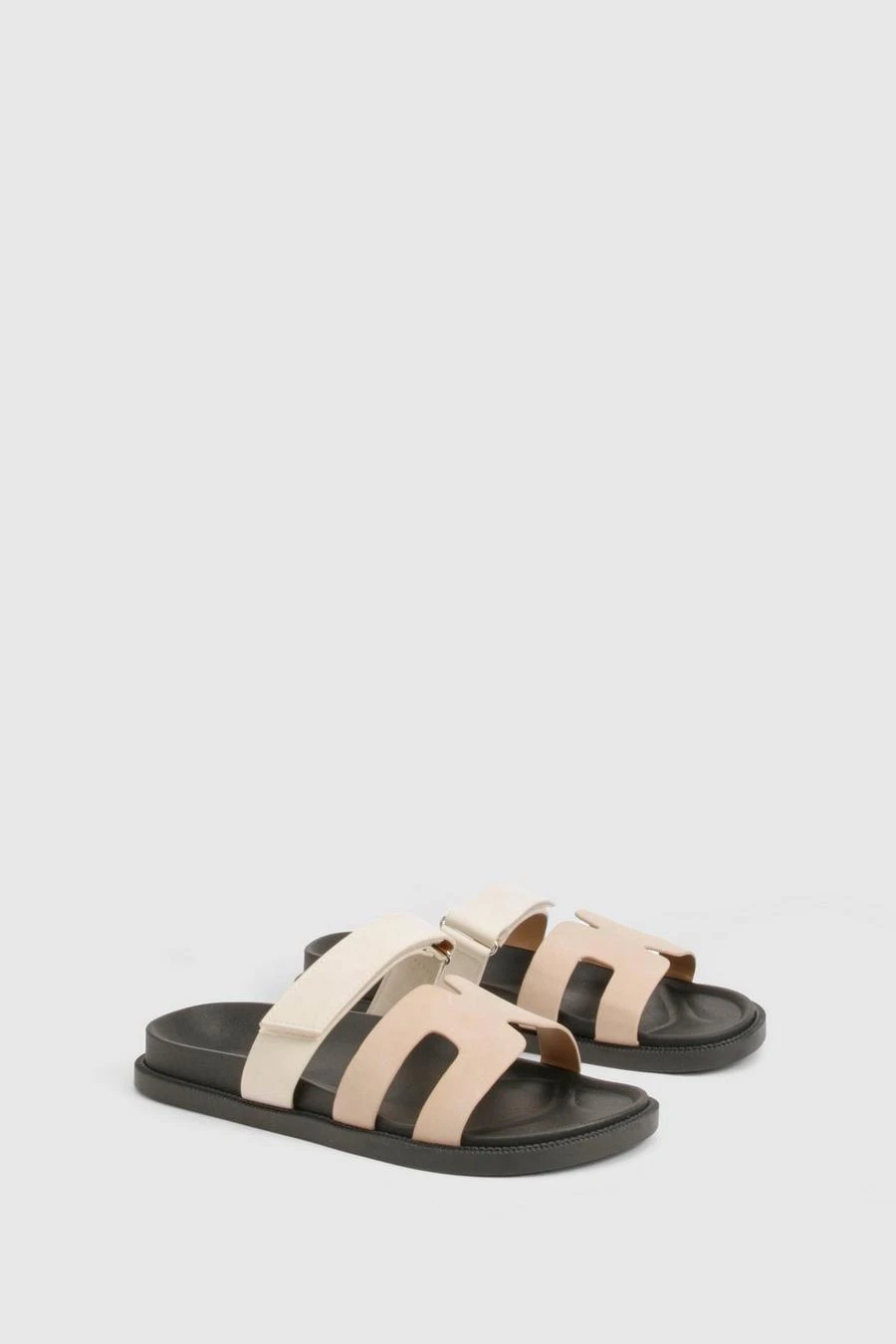 BOOHOO Wide Fit Contrast Cut Out Slider 2 BOOHOO Wide Fit Contrast Cut Out Slider - Image 2