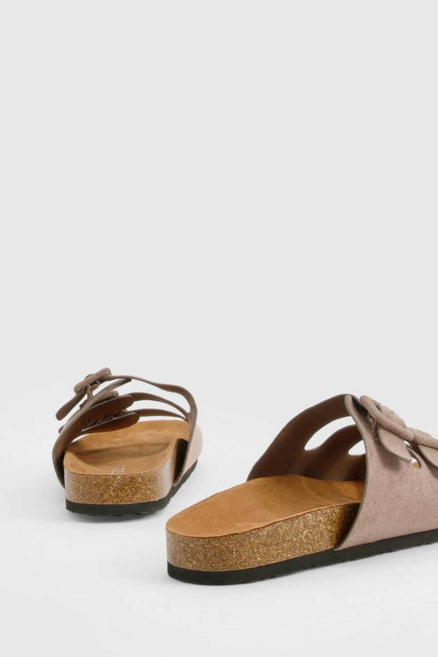 BOOHOO Wide Fit Triple Strap Footbed Sliders 3 BOOHOO Wide Fit Triple Strap Footbed Sliders - Image 3