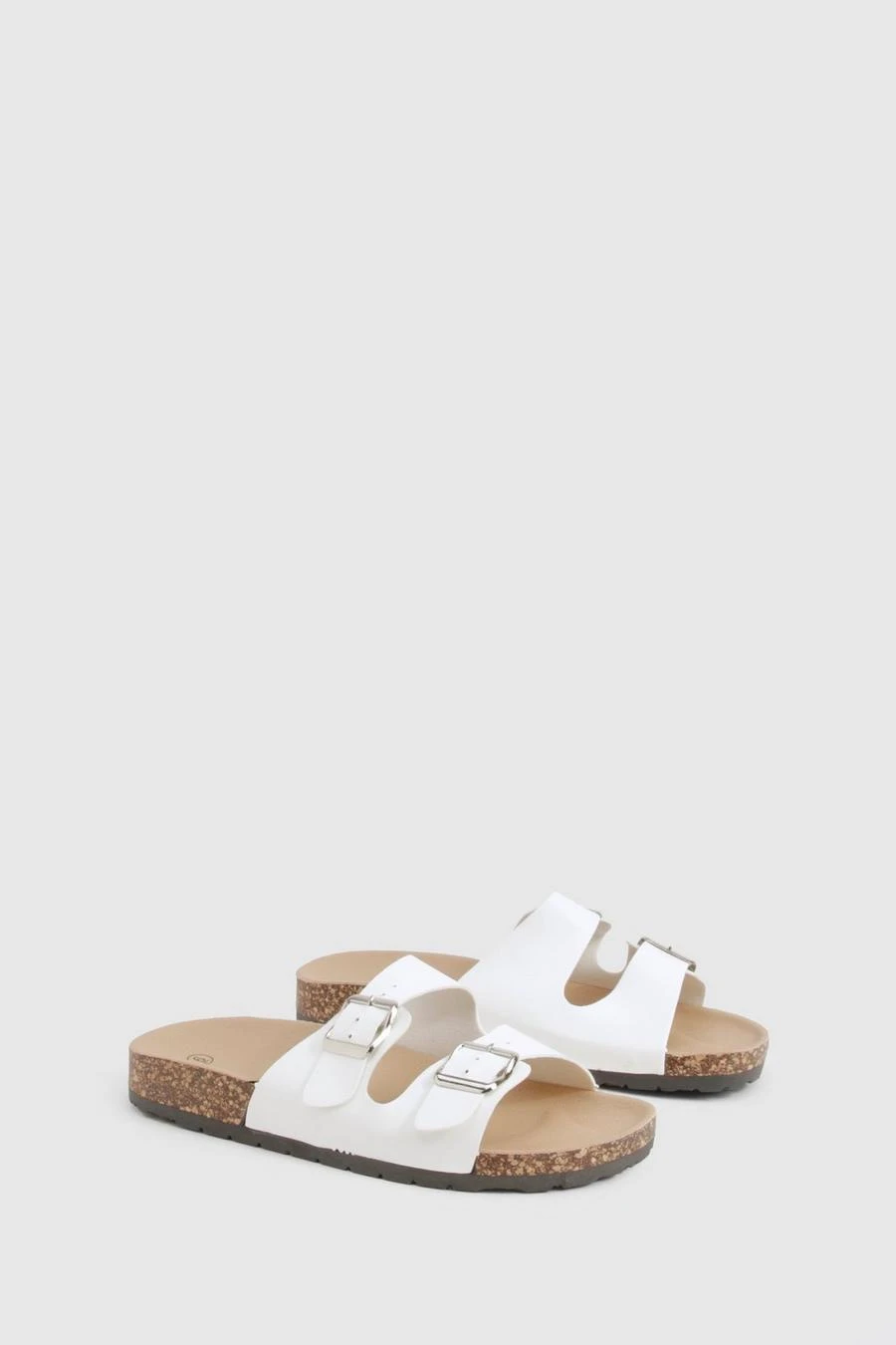 BOOHOO Double Buckle Footbed Slider 2 BOOHOO Double Buckle Footbed Slider - Image 2