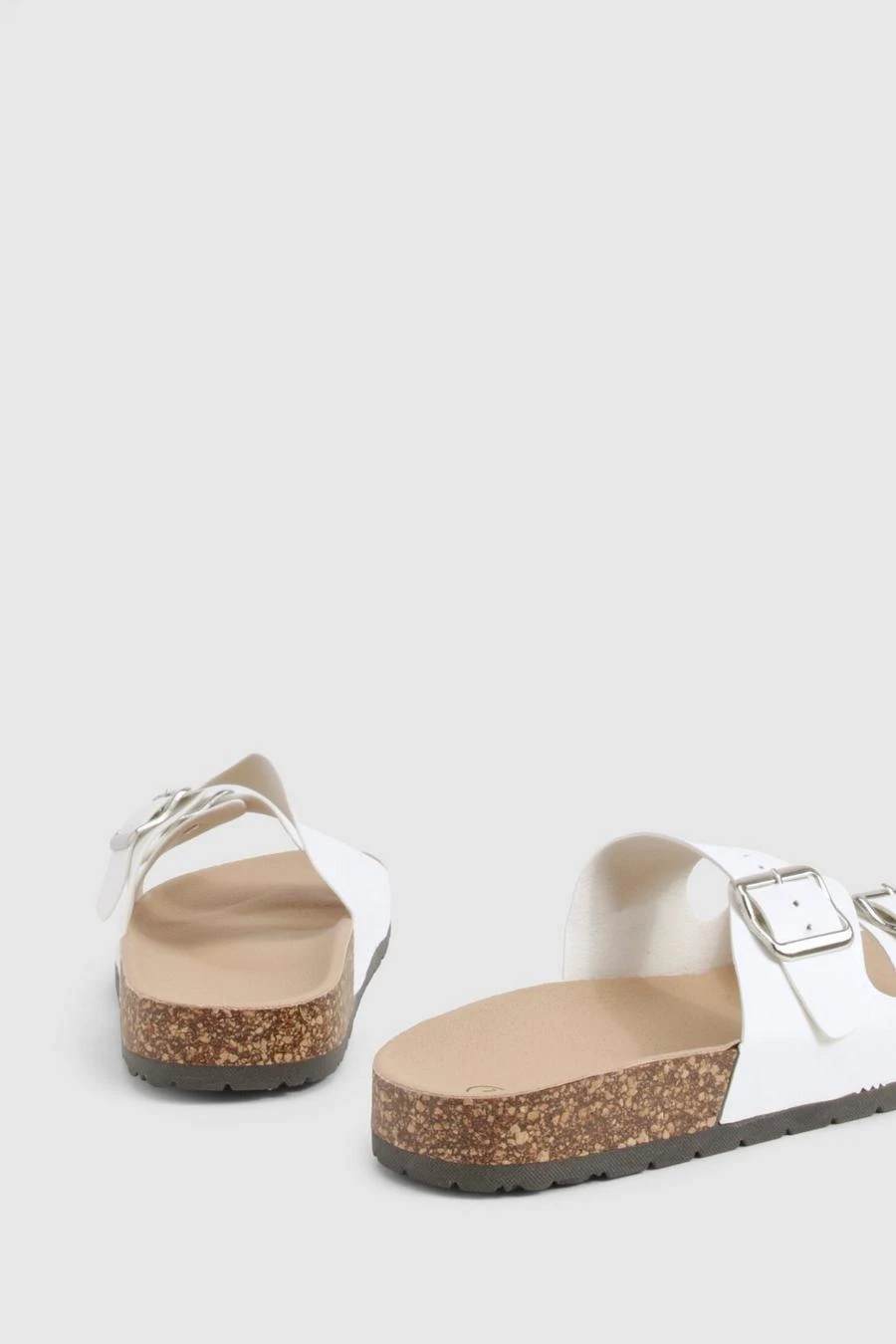 BOOHOO Double Buckle Footbed Slider 4 BOOHOO Double Buckle Footbed Slider - Image 4