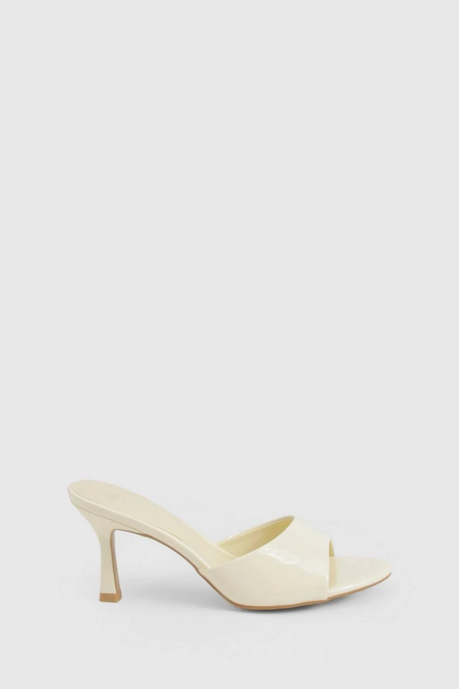 BOOHOO Lemon Low Stiletto Heeled Mules 3 BOOHOO Lemon Low Stiletto Heeled Mules - Image 3